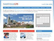 Tablet Screenshot of nashvillecpr.com